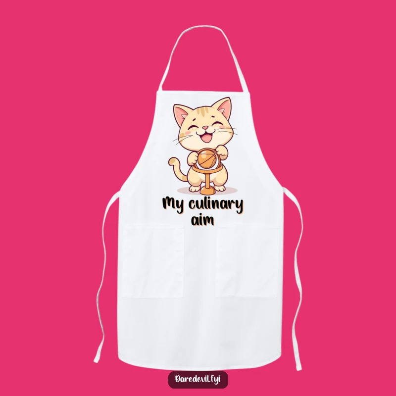 Funny Cat Chef Apron - Hilarious Feline Kitchen Games