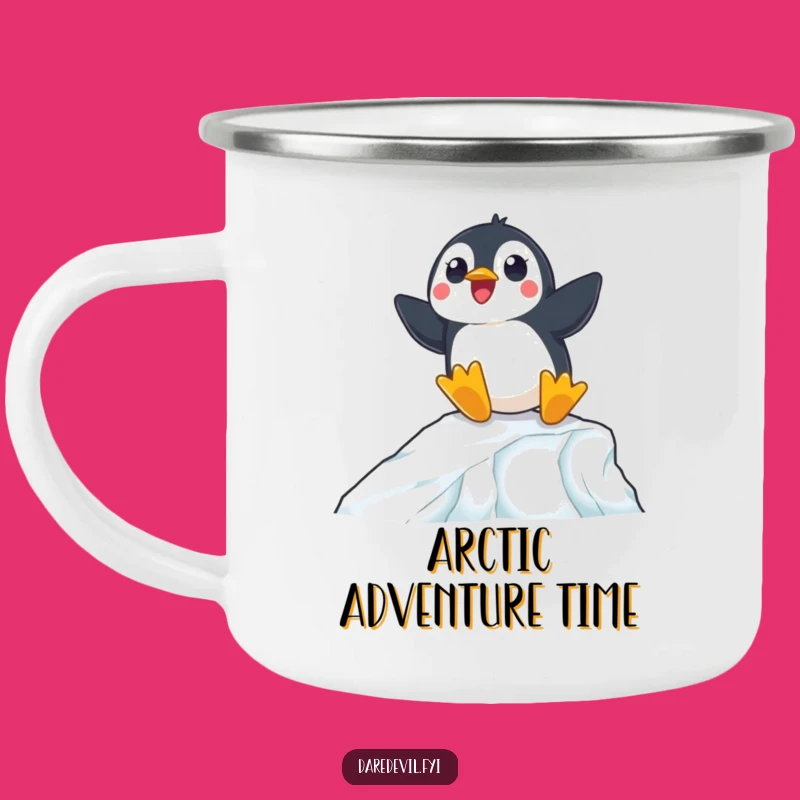Funny Penguin Camping Mug: Navigate the Outdoors with Humor