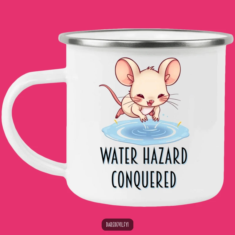 Funny Mouse Explorer Mug - Durable & Hilarious Outdoor Companion