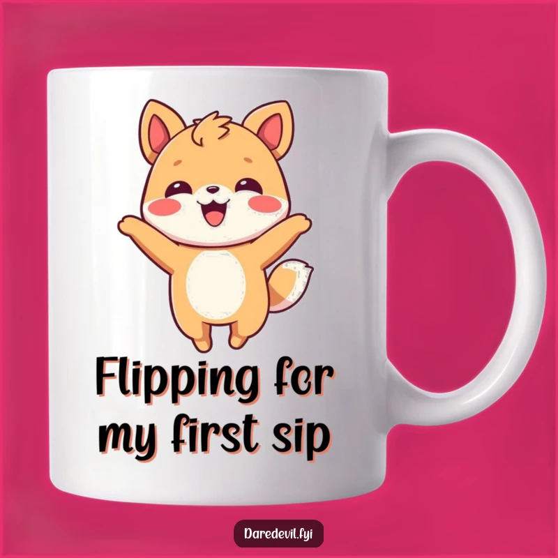 Funny Smiling Animal Mug: Playful Flip Fun for a Hilarious Enthusiast Gift