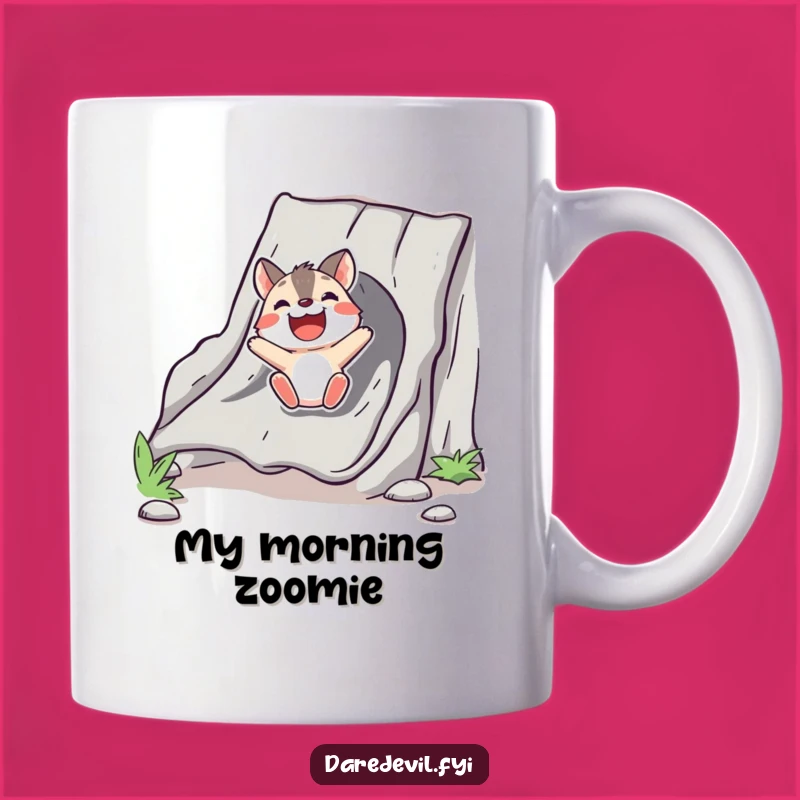 Funny Animal Chute Slide Mug: Bold Character Sliding Delightfully, Perfect Gift!