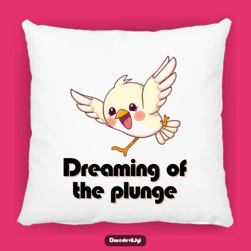 Funny Bird Dive Pillow: Soft Comfort with Exhilarating Joy