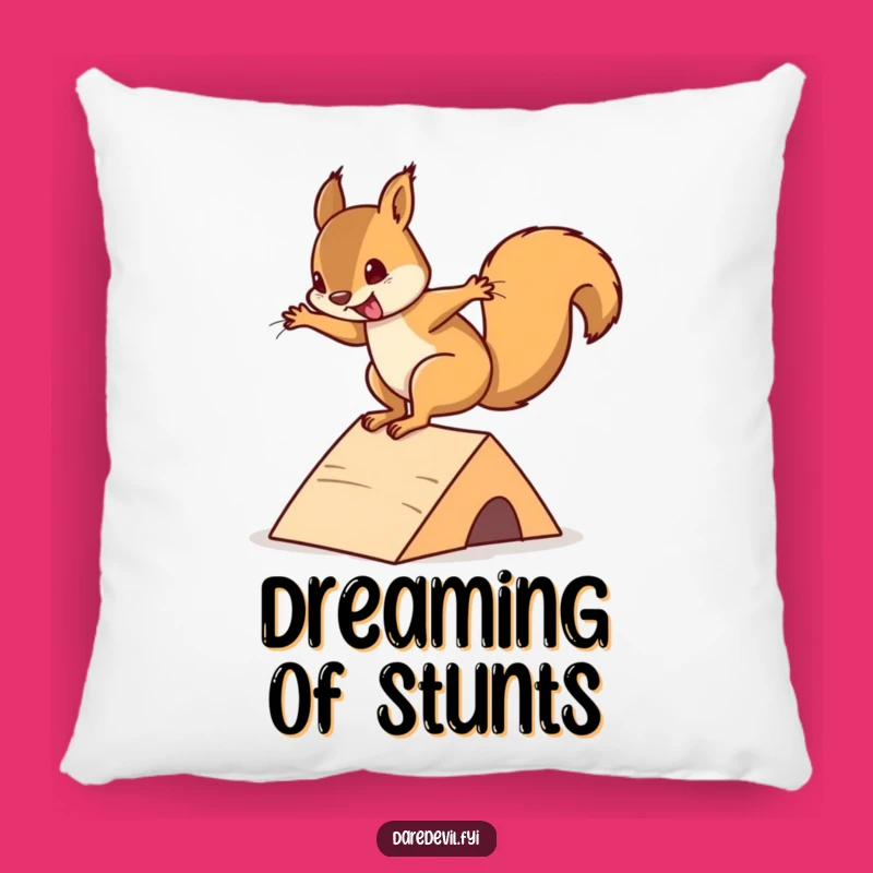 Funny Squirrel Flip Pillow: Cozy and Hilarious Decor for Couch Cuddles!