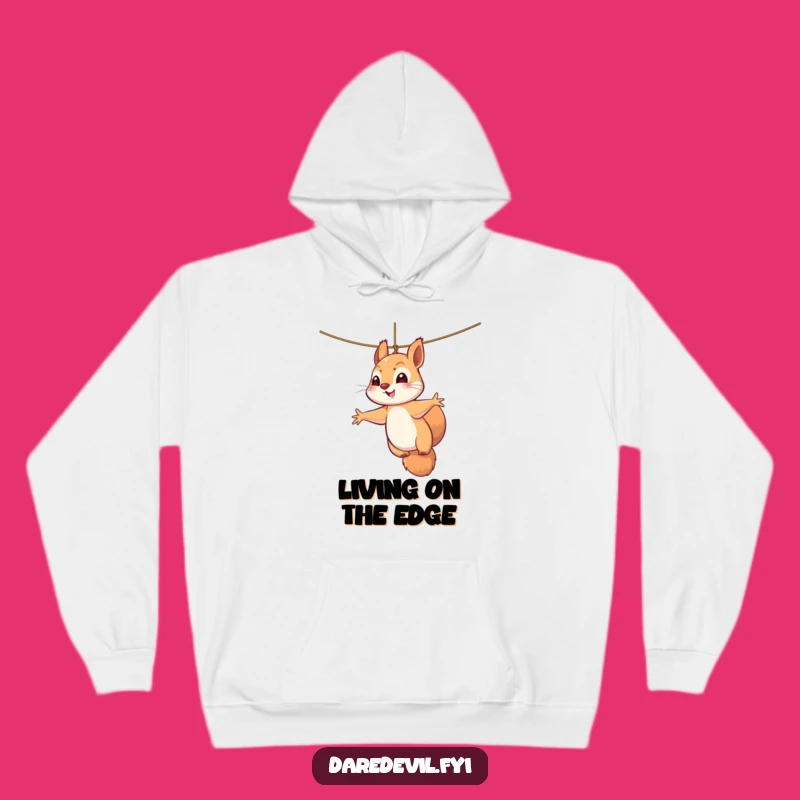 Funny Squirrel Hoodie: Cozy Up with This Hilarious Dangle, Perfect Comedic Wear!