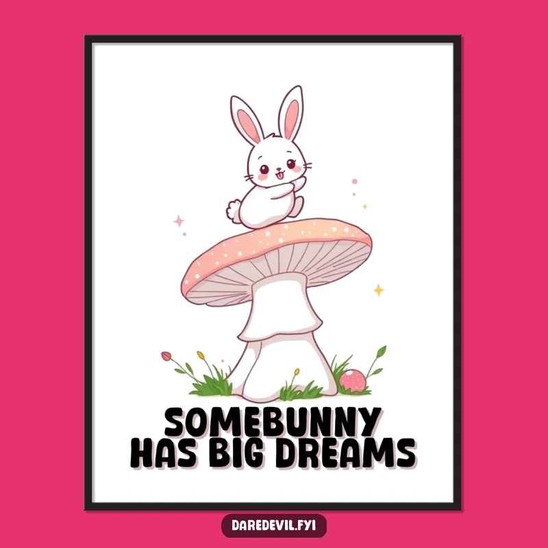 Free Printable Bunny Wall Art - Magical Leap Downloadable Decor