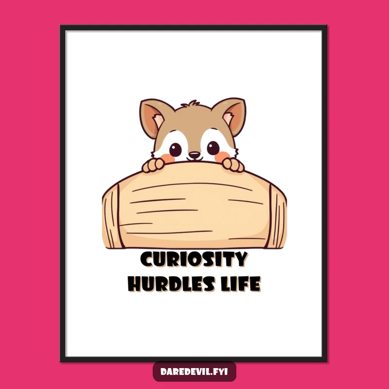 Funny Free Printable Wall Art: Curious Animal Art, Downloadable & Print at Home Decor