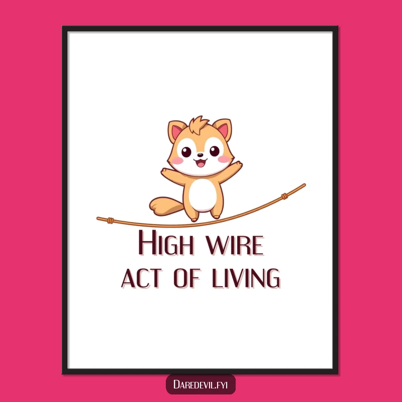 Funny Free Printable Wall Art: Daring Animal Art, Downloadable & Print at Home Decor