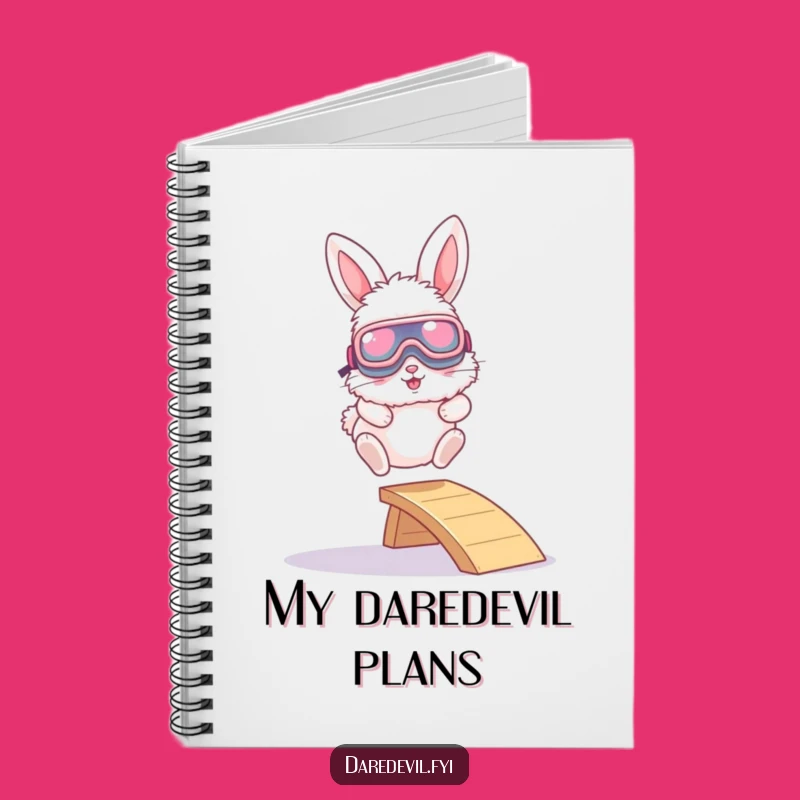 Funny Bunny Goggles Notebook: Leaping Character Journal, Creative Humorous Gift