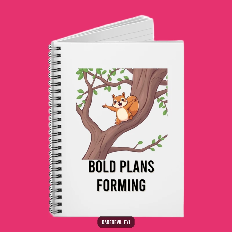 Funny Squirrel Notebook - Jot Down Bold Ideas with Humor Gift