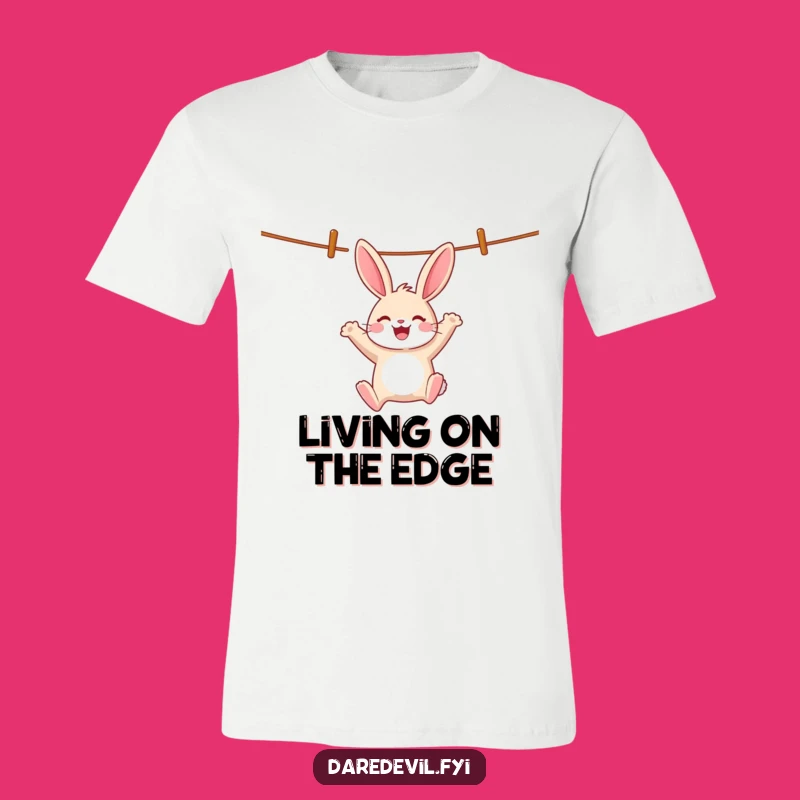 Funny Rabbit Clothesline T-Shirt: Express Your Joyful Spirit